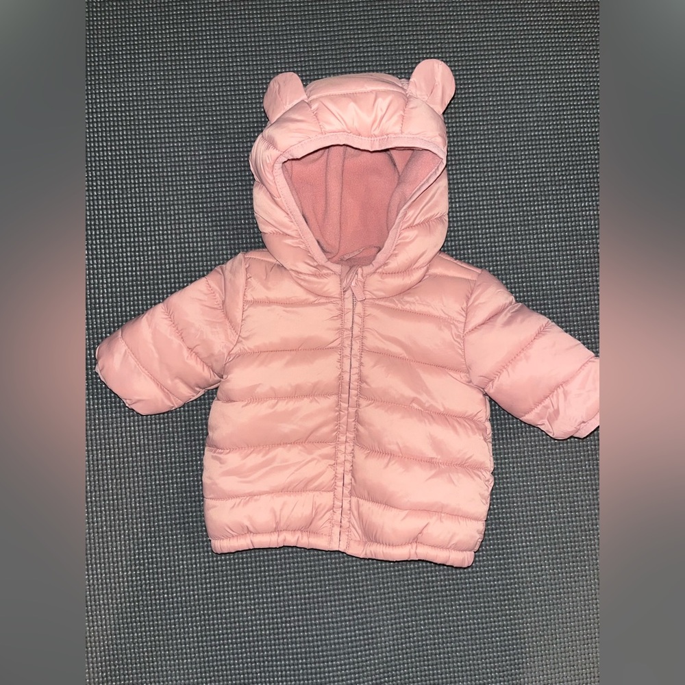 NWOT Old Navy Pink Fleece Jacket 0-3 months
